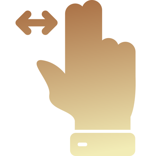 Два пальца Generic gradient fill иконка