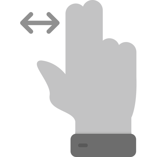 zwei finger Generic color fill icon