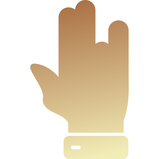 Безымянный палец Generic gradient fill иконка