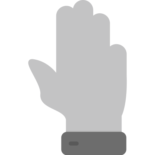 tres dedos Generic color fill icono