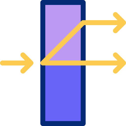 birrefringencia Basic Accent Lineal Color icono