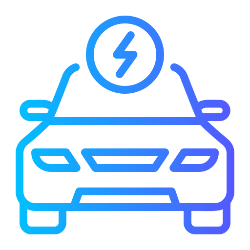 elektroauto Generic gradient outline icon
