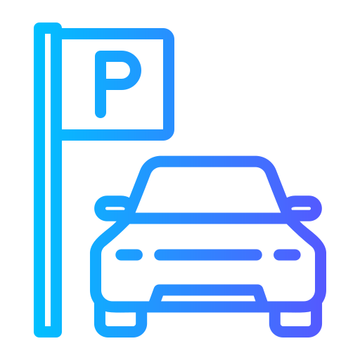 Parking lot Generic gradient outline icon