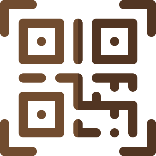 Qr code Basic Rounded Flat icon