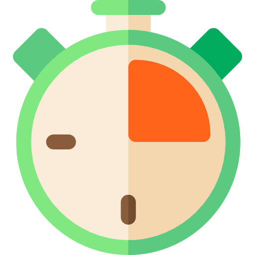 chronometer Basic Rounded Flat icoon