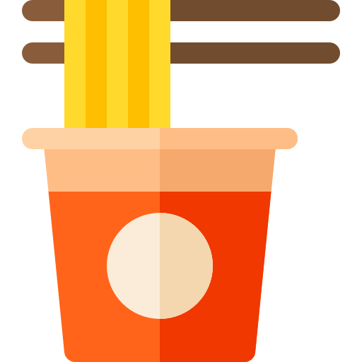 Noodles Basic Rounded Flat icon