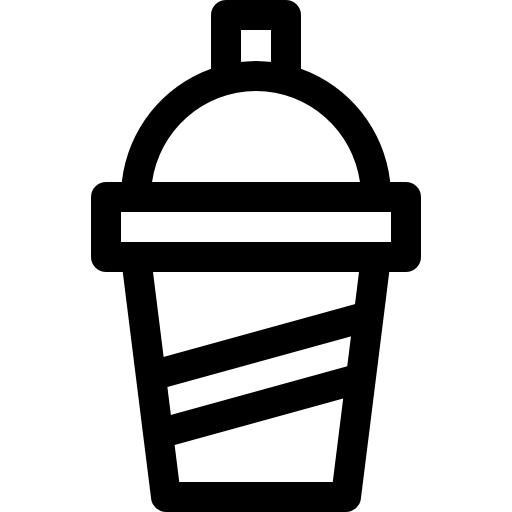 malteada Basic Rounded Lineal icono