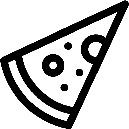 rebanada Basic Rounded Lineal icono