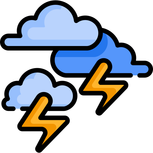Storm Special Lineal color icon