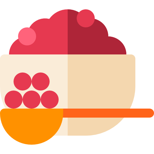 frutti rossi Basic Rounded Flat icona