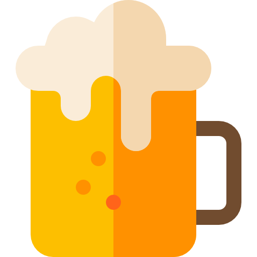Beer mug Basic Rounded Flat icon