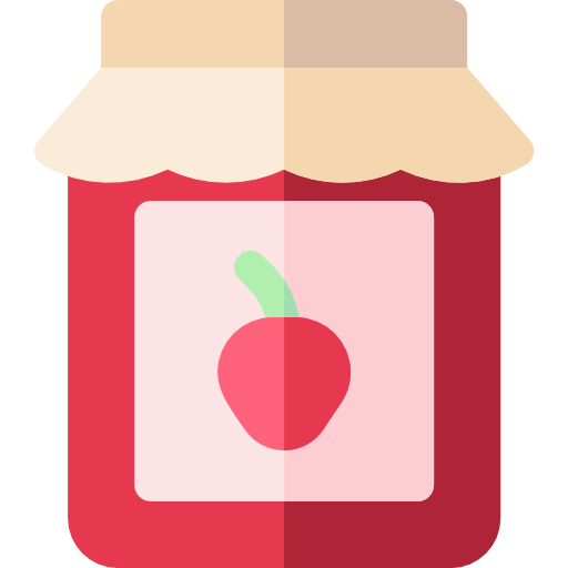 mermelada Basic Rounded Flat icono