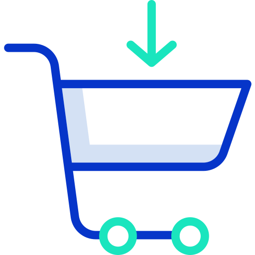 Shopping cart Icongeek26 Outline Colour icon