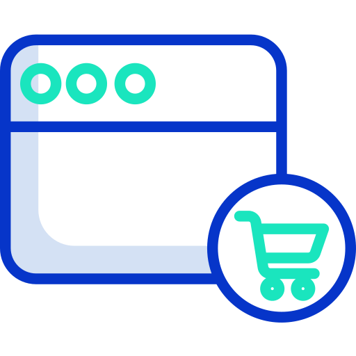 Shopping online Icongeek26 Outline Colour icon