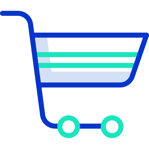 trolley Icongeek26 Outline Colour icoon