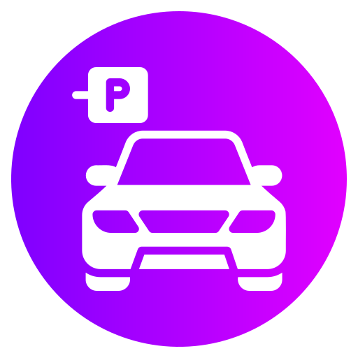 Parking lot Generic gradient fill icon