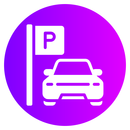 Parking lot Generic gradient fill icon