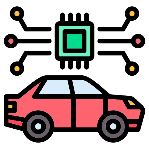 Умный автомобиль Generic color lineal-color иконка