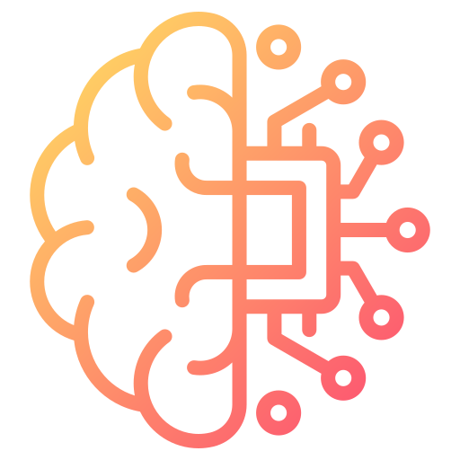 뇌 Generic gradient outline icon
