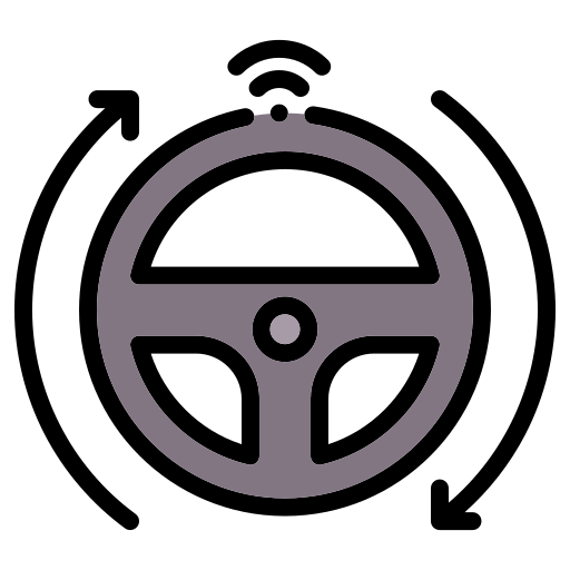 自動運転車 Generic color lineal-color icon