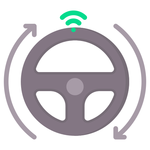 autonomiczny pojazd Generic color fill ikona