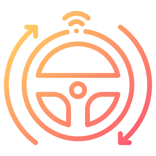 Autonomous vehicle Generic gradient outline icon