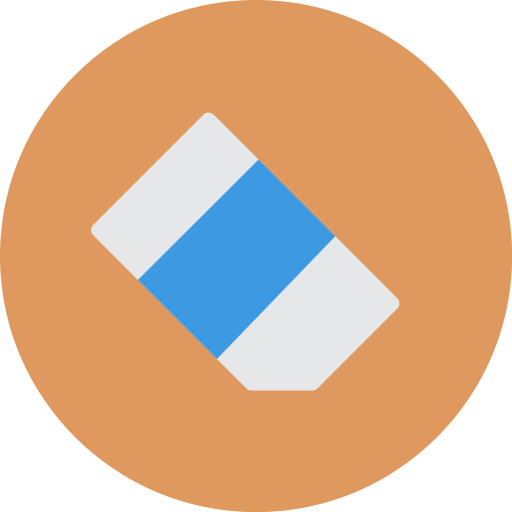 Eraser Generic color fill icon