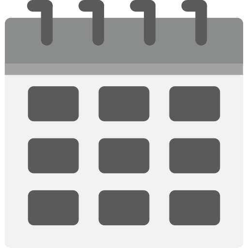 Calendar Generic color fill icon