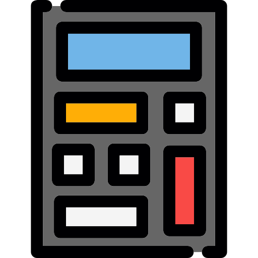電卓 Generic color lineal-color icon