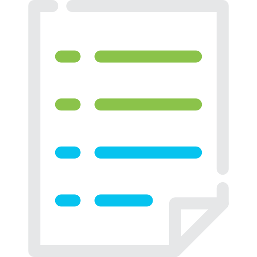 Бумага Generic color outline иконка