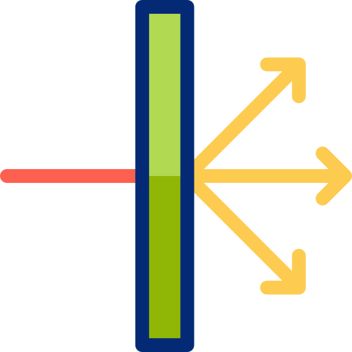 dispersión Basic Accent Lineal Color icono