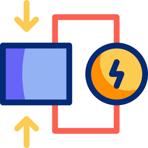 piezoelectricidad Basic Accent Lineal Color icono