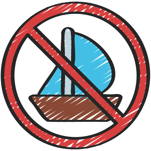 No sailing Juicy Fish Sketchy icon
