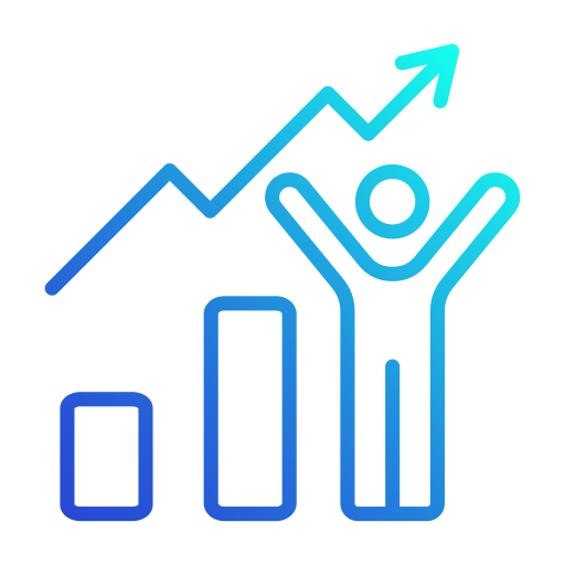 crescita personale Generic gradient outline icona