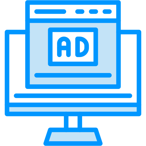 Online ad Generic color lineal-color icon