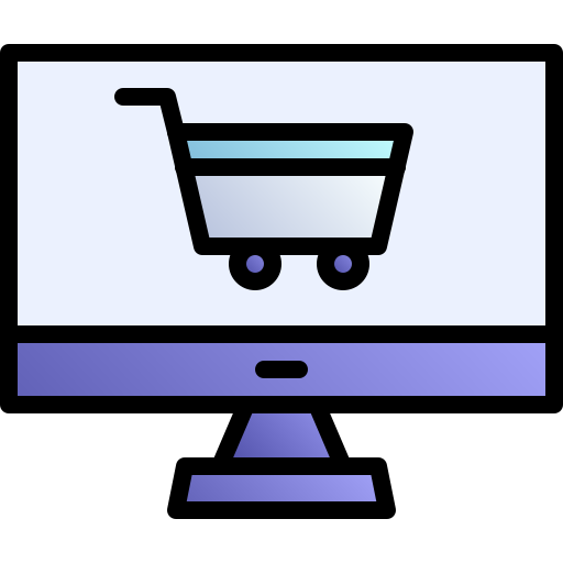 las compras en línea Generic gradient lineal-color icono