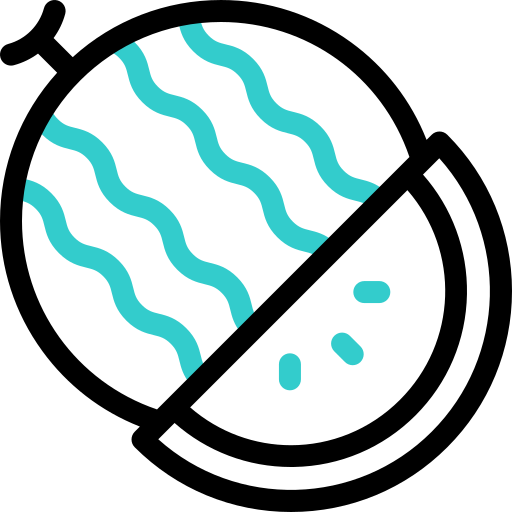 sandía Basic Accent Outline icono