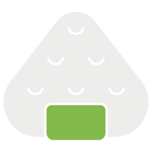 onigiri Generic color fill ikona