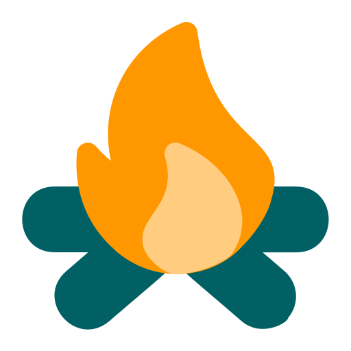 Campfire Generic color fill icon