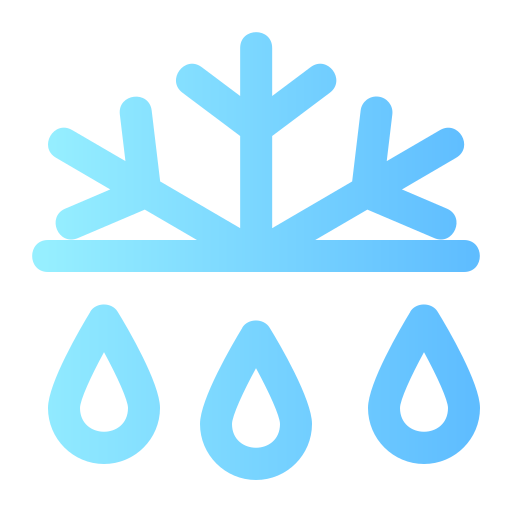 녹는 얼음 Generic gradient outline icon