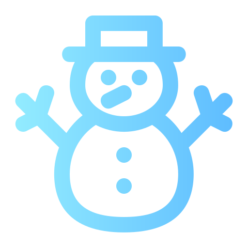 muñeco de nieve Generic gradient outline icono