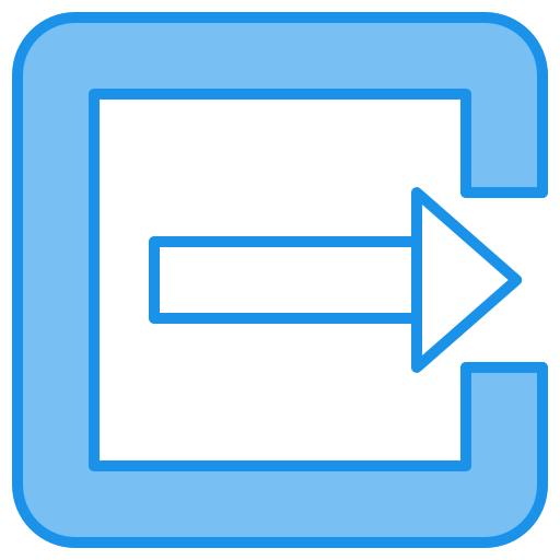 export Generic color lineal-color icon
