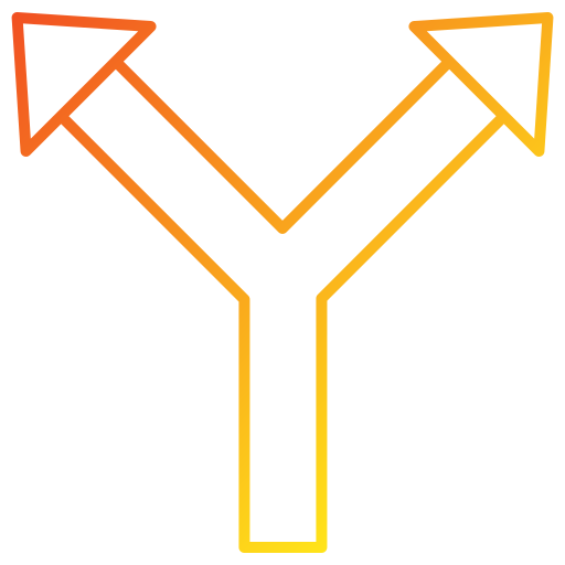 y-kreuzung Generic gradient outline icon