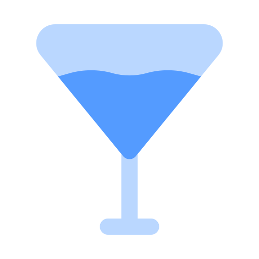 cocktail Generic color fill icona
