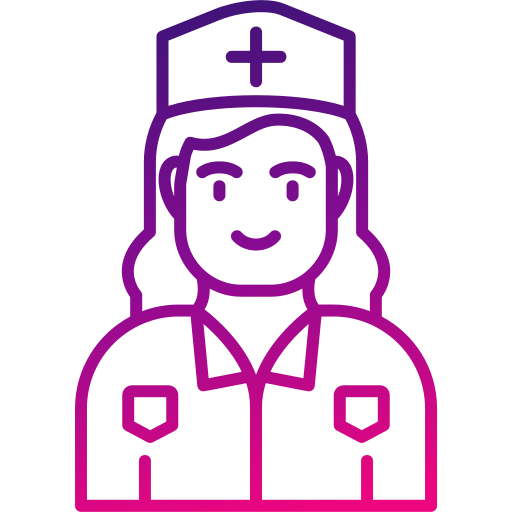 看護師 Generic gradient outline icon