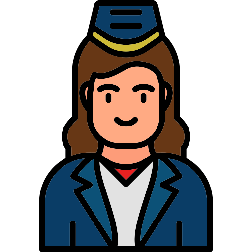 stewardessa Generic color lineal-color ikona