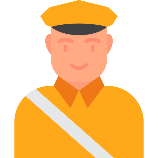 Taxi driver Generic color fill icon