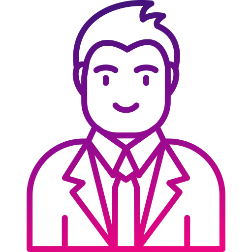 manager Generic gradient outline icona