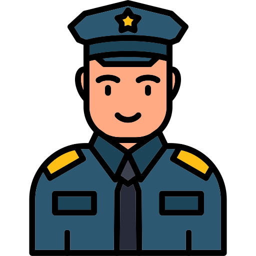 Полицейский Generic color lineal-color иконка