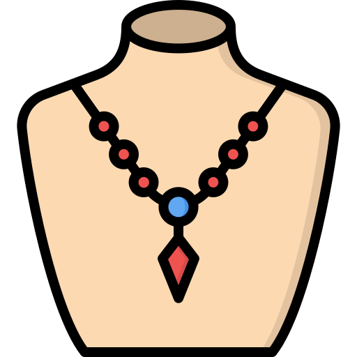 Necklace Generic color lineal-color icon
